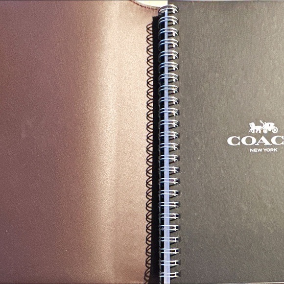 Coach Brown Monogram Notebook Cover - Picture 5 of 5